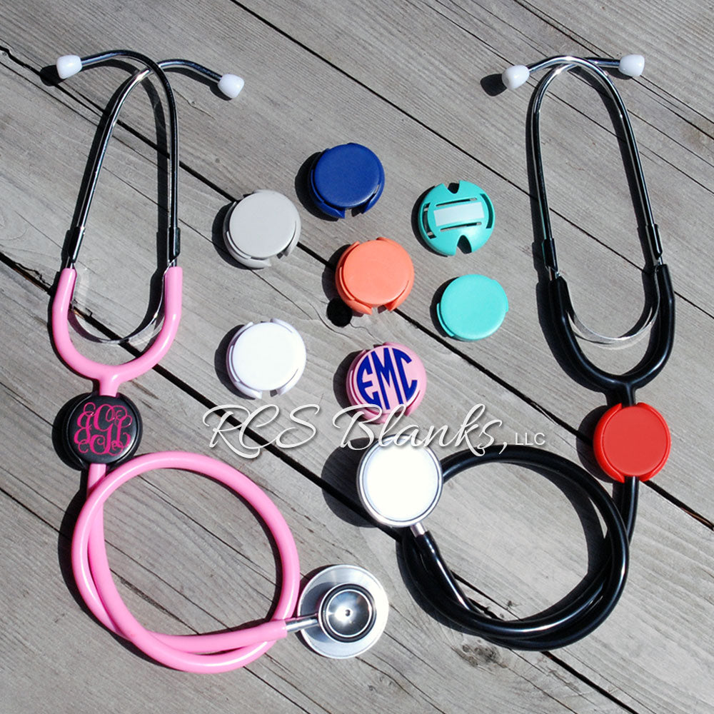 Stethoscope with shop name