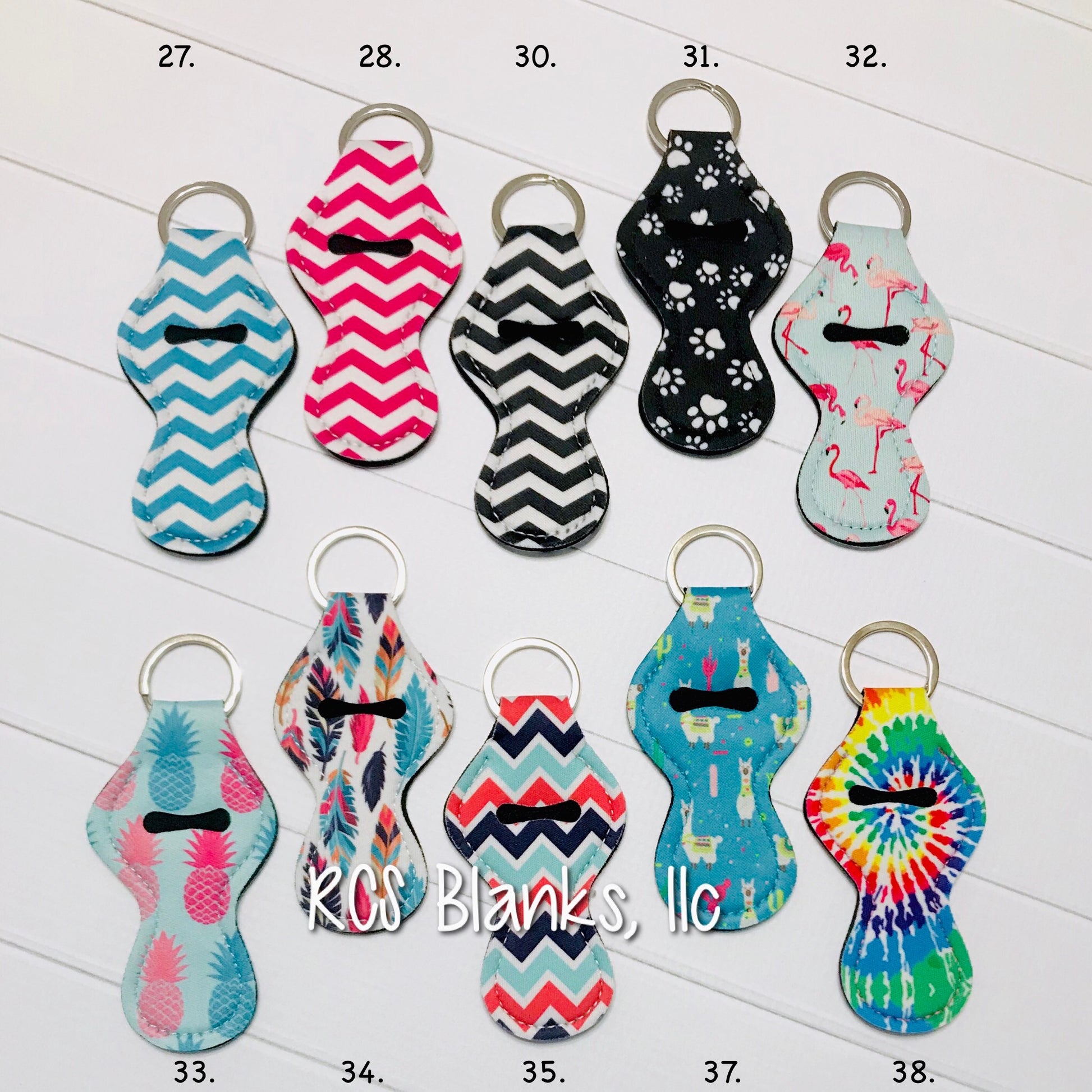Sublimation Chapstick Holders BLANK, Set of 10 Holders, Decorate with Vinyl  or Sublimation Printing