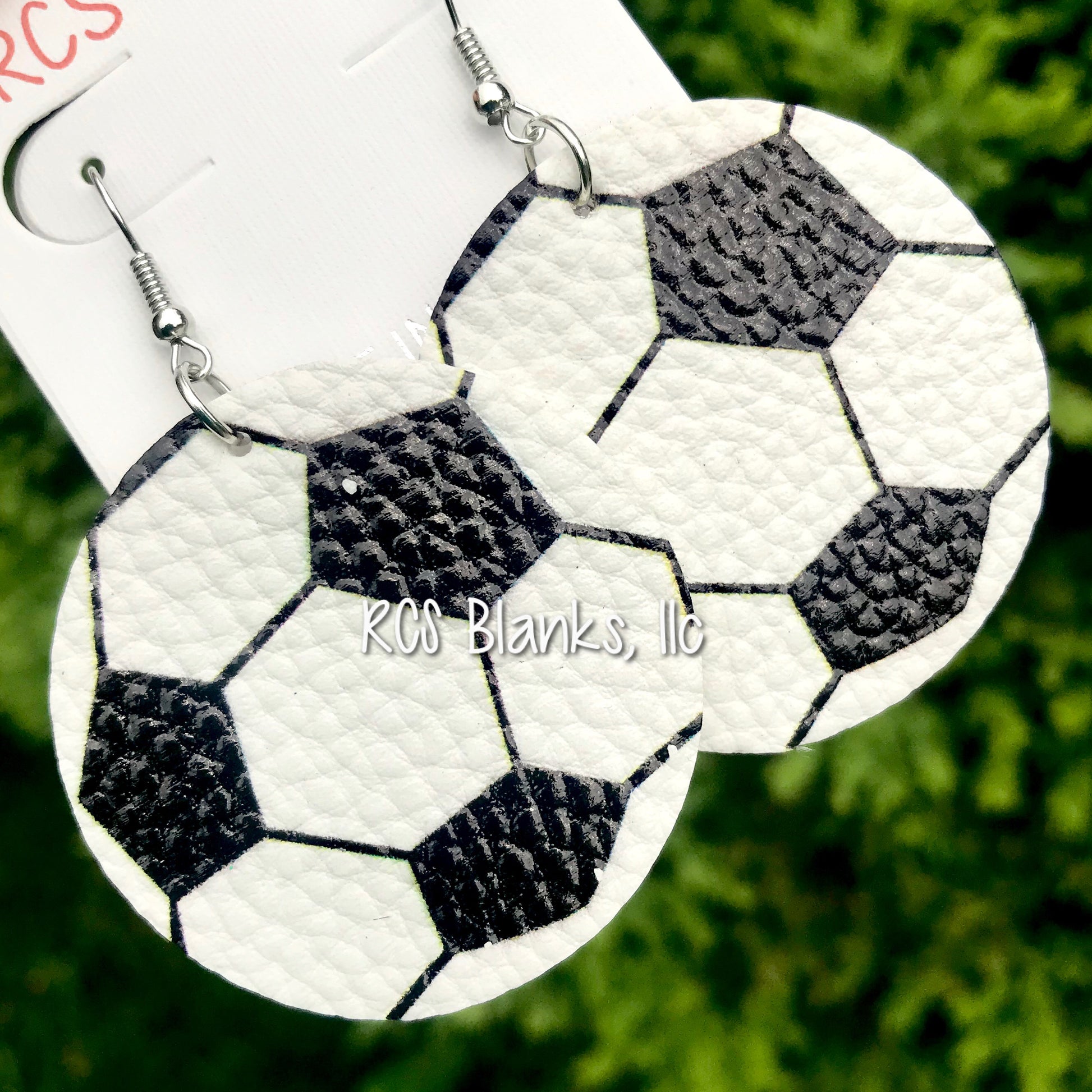 Scarlet Grey Football Cut Out Teardrop Earring Sublimation Design, Han –  ACC Sublimation Blanks & Designs