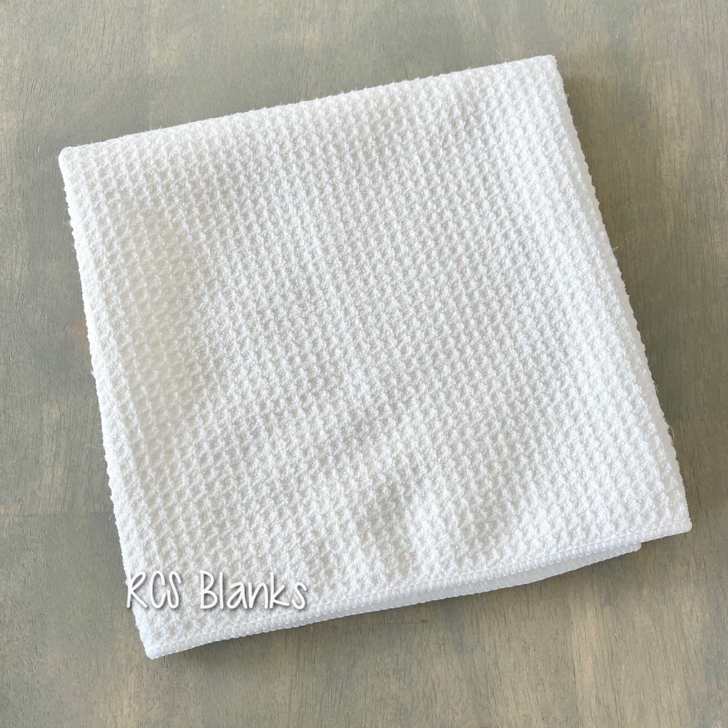 Sublimation Blank Polyester Waffle Kitchen Towel-Matt's Ware