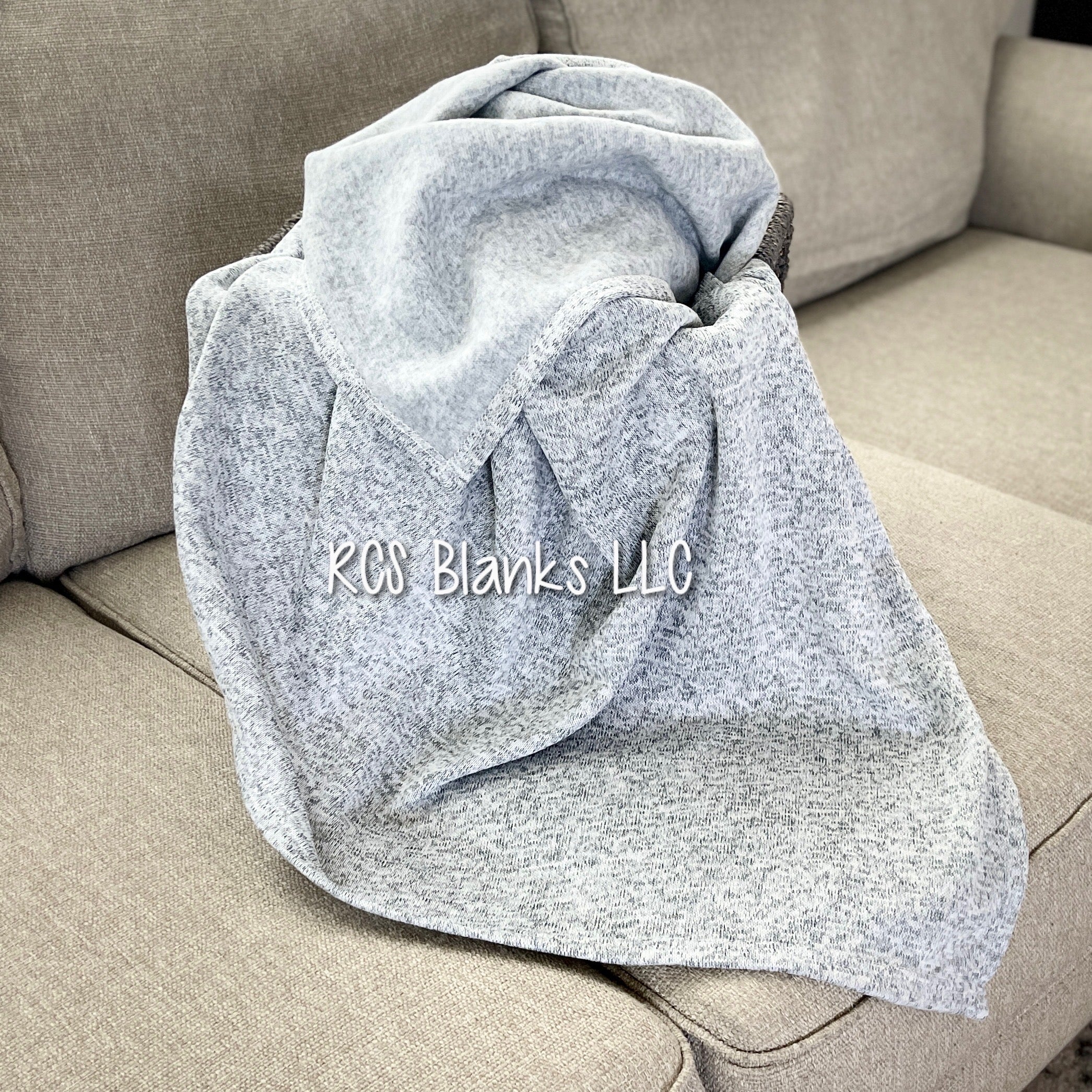 Movie Watching Sports Grey Blanket RCS Blanks LLC