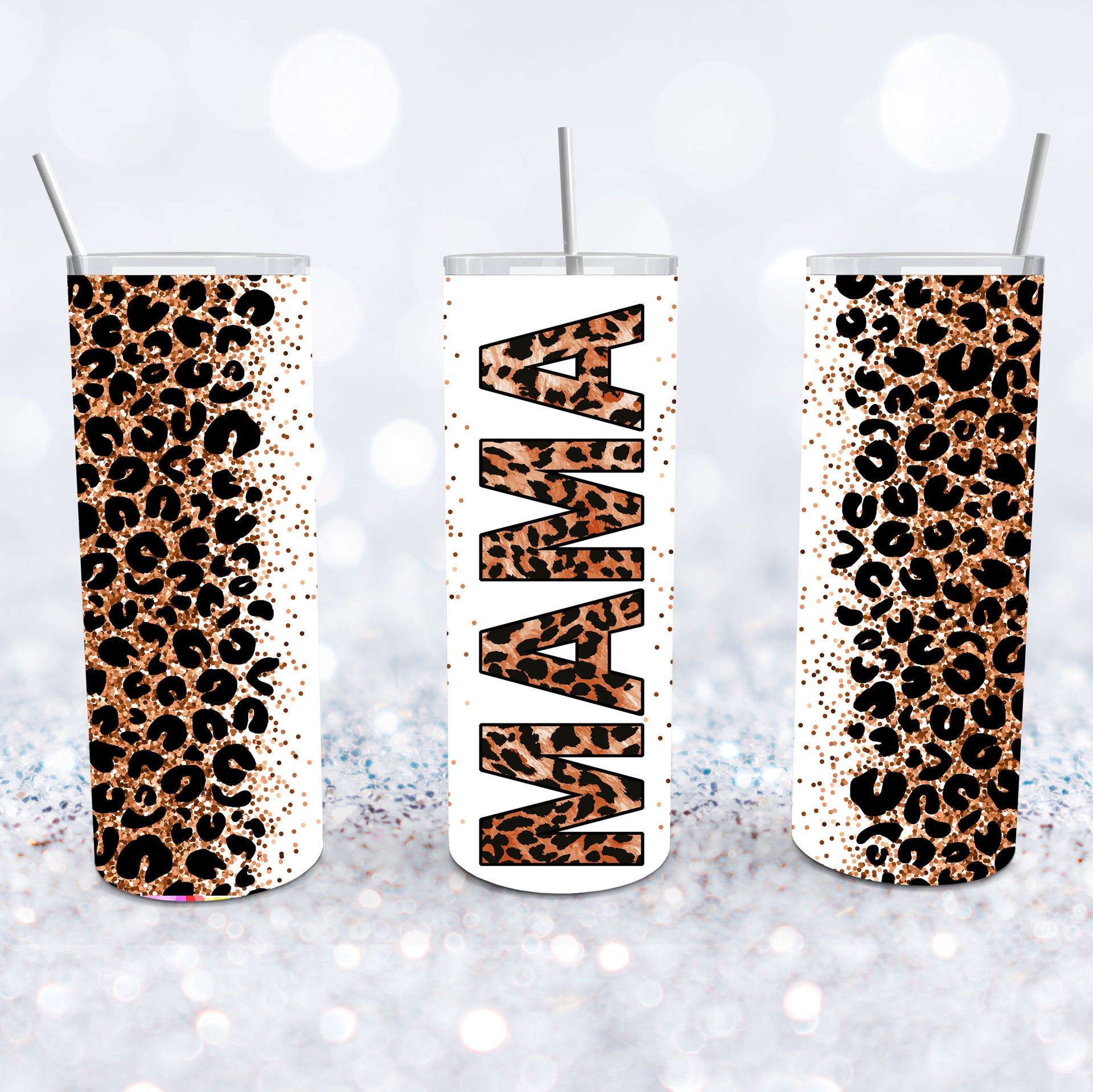 Rose Gold Leopard Print Mama Tumbler – RCS Blanks, LLC