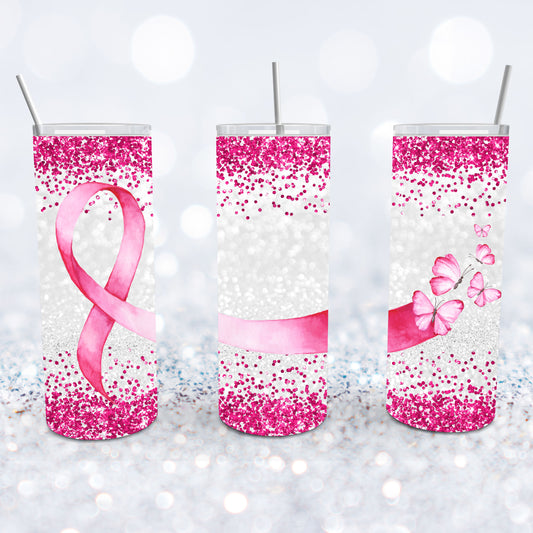 Pink Ribbon Tumbler