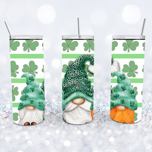 Gnomes In Clover Tumbler