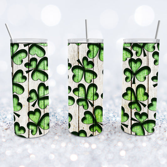 St. Patrick's Day Clover Tumbler