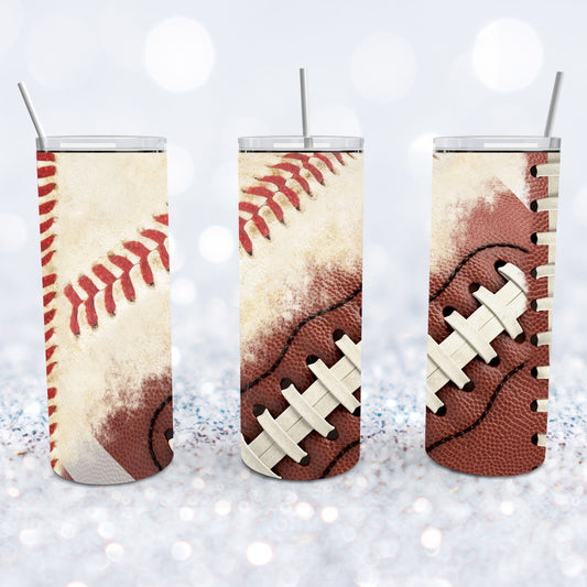 Baseball Football Tumbler