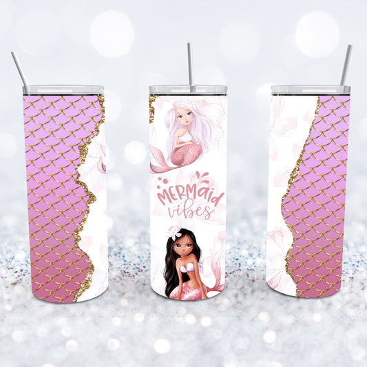 Mermaid Vibes Tumbler