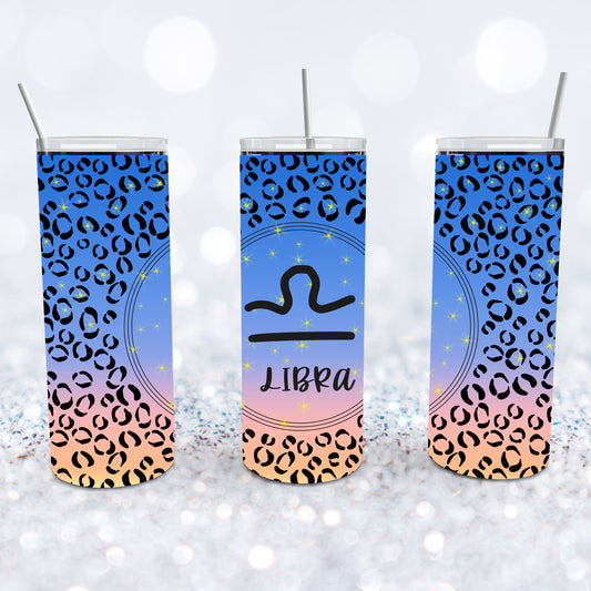 Libra  Leopard Tumbler