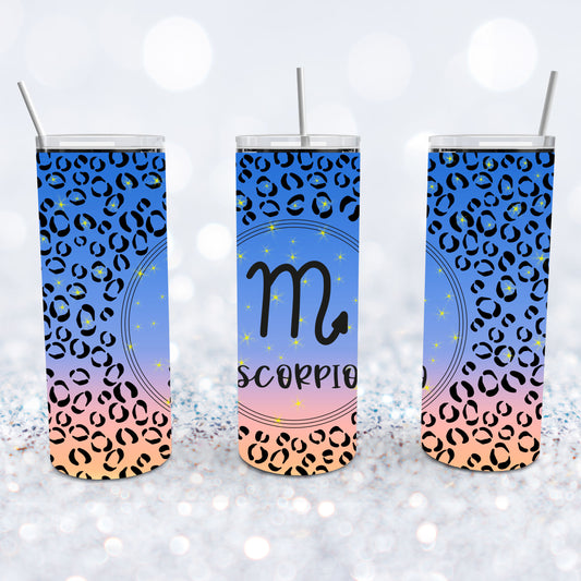 Scorpio Leopard Tumbler