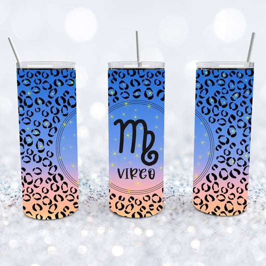 Virgo Leopard Tumbler