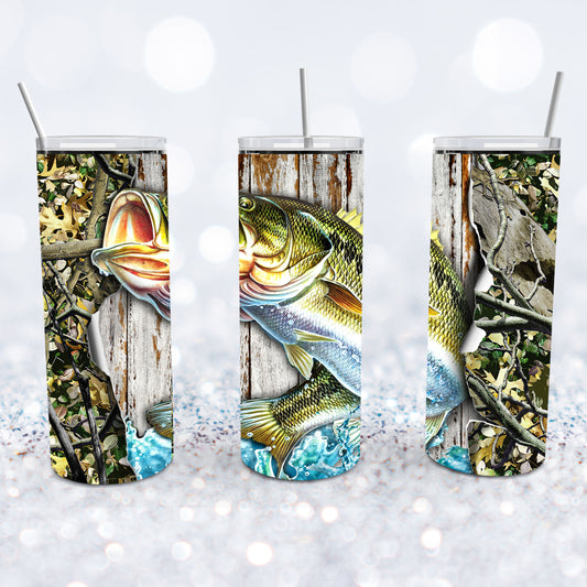 Camo Bass Tumbler