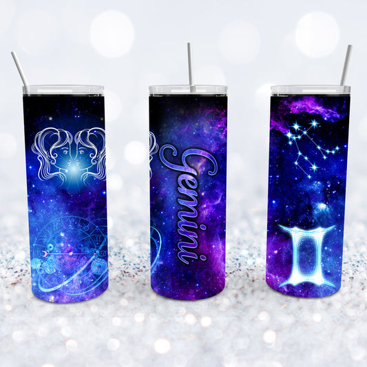 Gemini Starry Night Tumbler