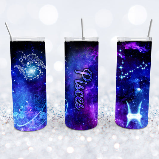 Pisces Starry Night Tumbler