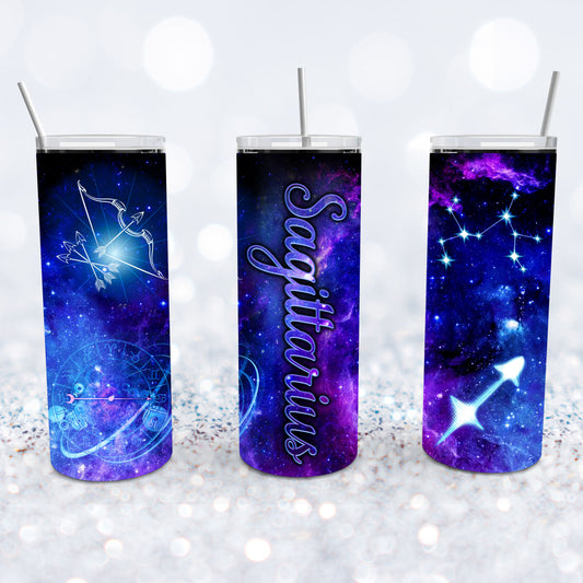 Sagittarius Starry Night Tumbler