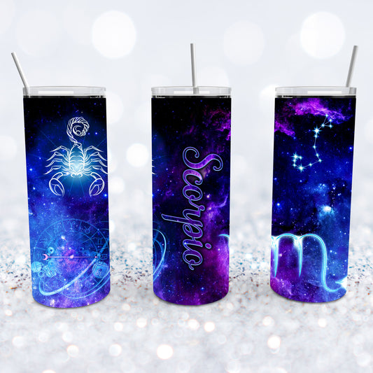 Scorpio Starry Night Tumbler