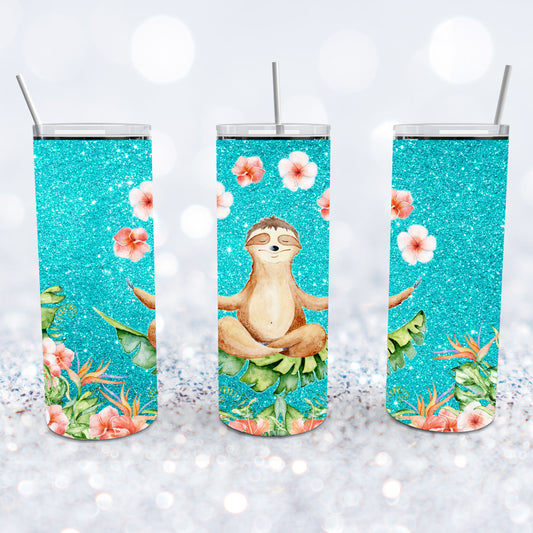 Sloth Yoga Tumbler