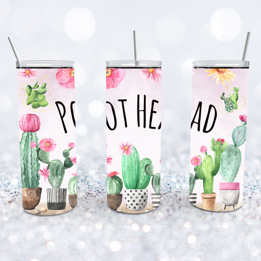 Pot Head Cactus Tumbler