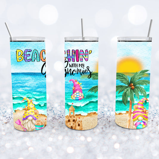 Beachin' With My Gnomies Tumbler