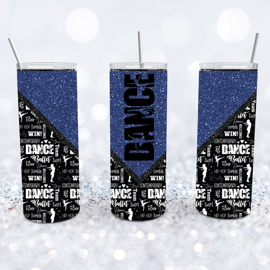 Dance - Navy Blue Tumbler