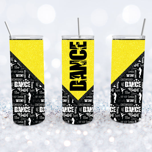 Dance - Yellow Tumbler