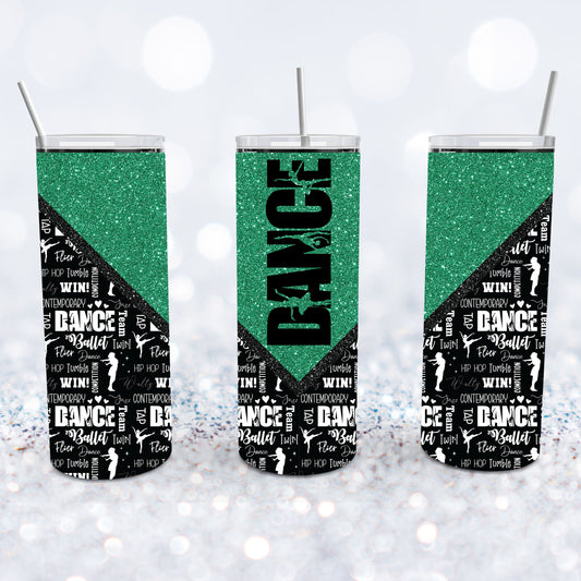 Dance - Green Tumbler