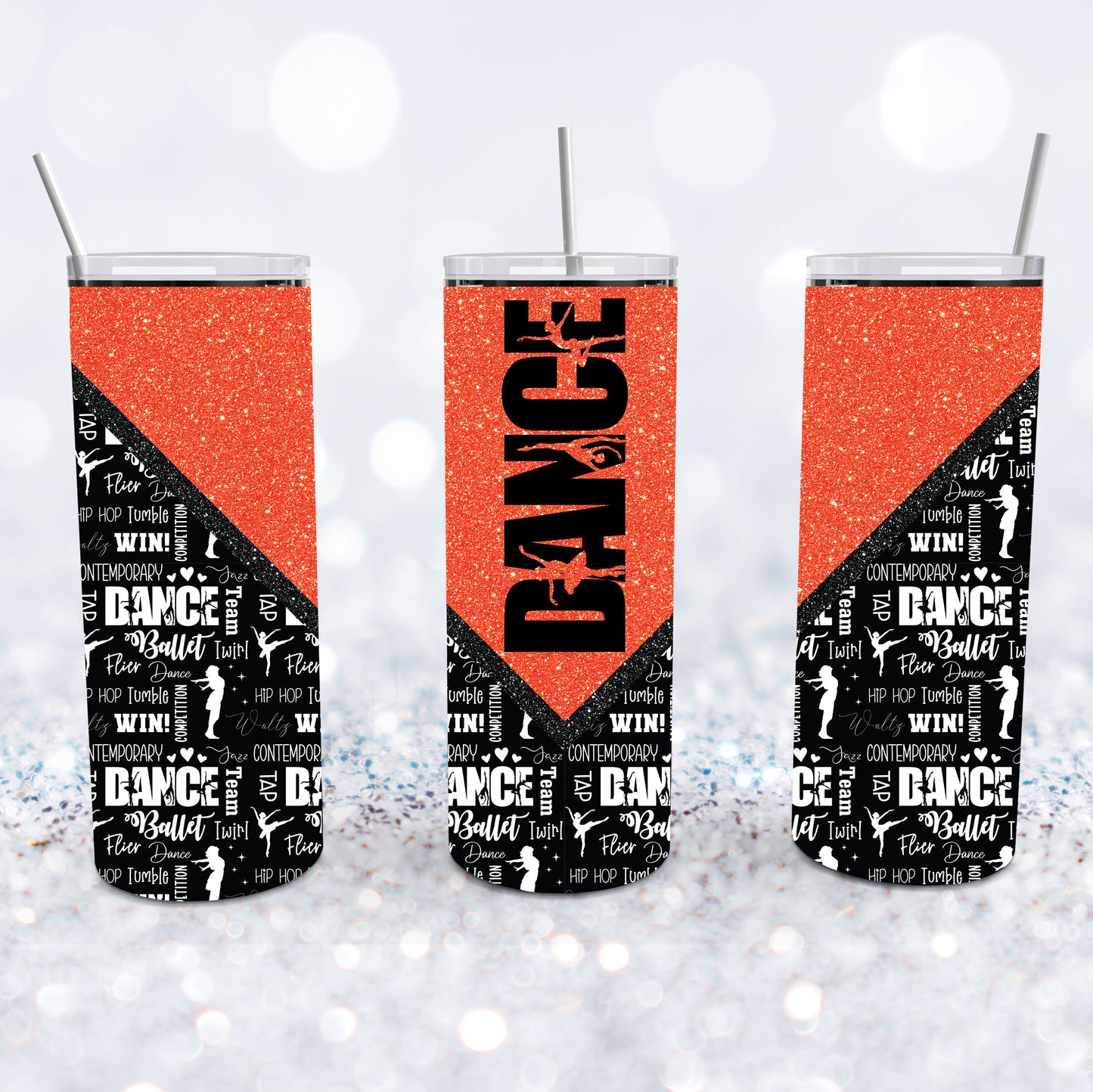 Dance - Orange Tumbler