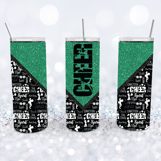 Cheer - Green Tumbler