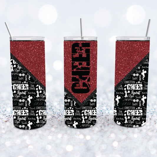 Cheer - Maroon Tumbler