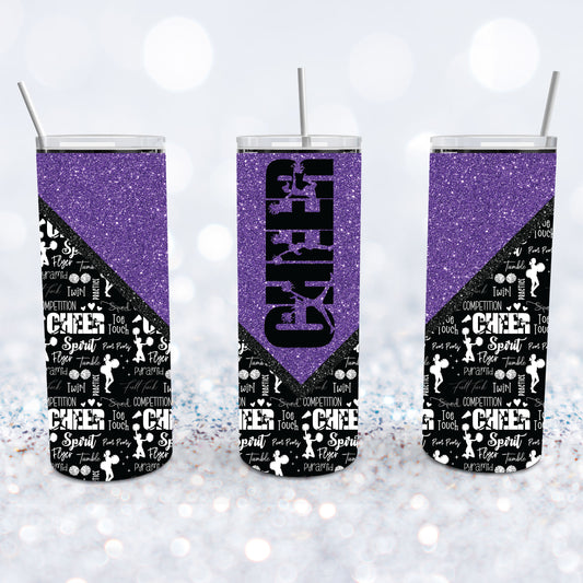 Cheer - Purple Tumbler