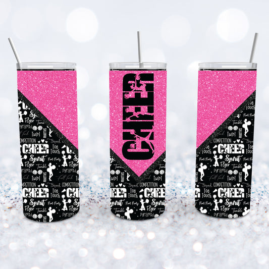 Cheer - Bright Pink Tumbler