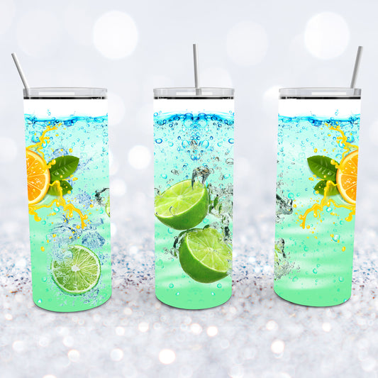 Ice Water - Citrus Fruit Tumbler