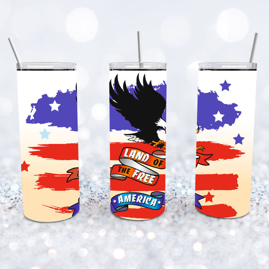 America - Land Of The Free Tumbler