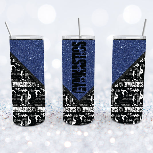 Gymnastics - Navy Blue Tumbler