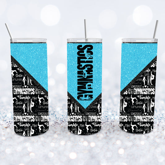 Gymnastics - Light Blue Tumbler