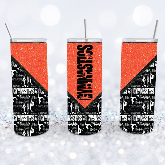 Gymnastics - Orange Tumbler