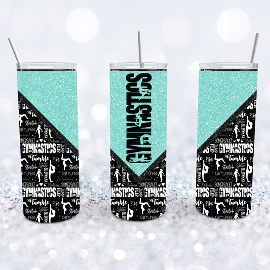 Gymnastics - Teal Tumbler