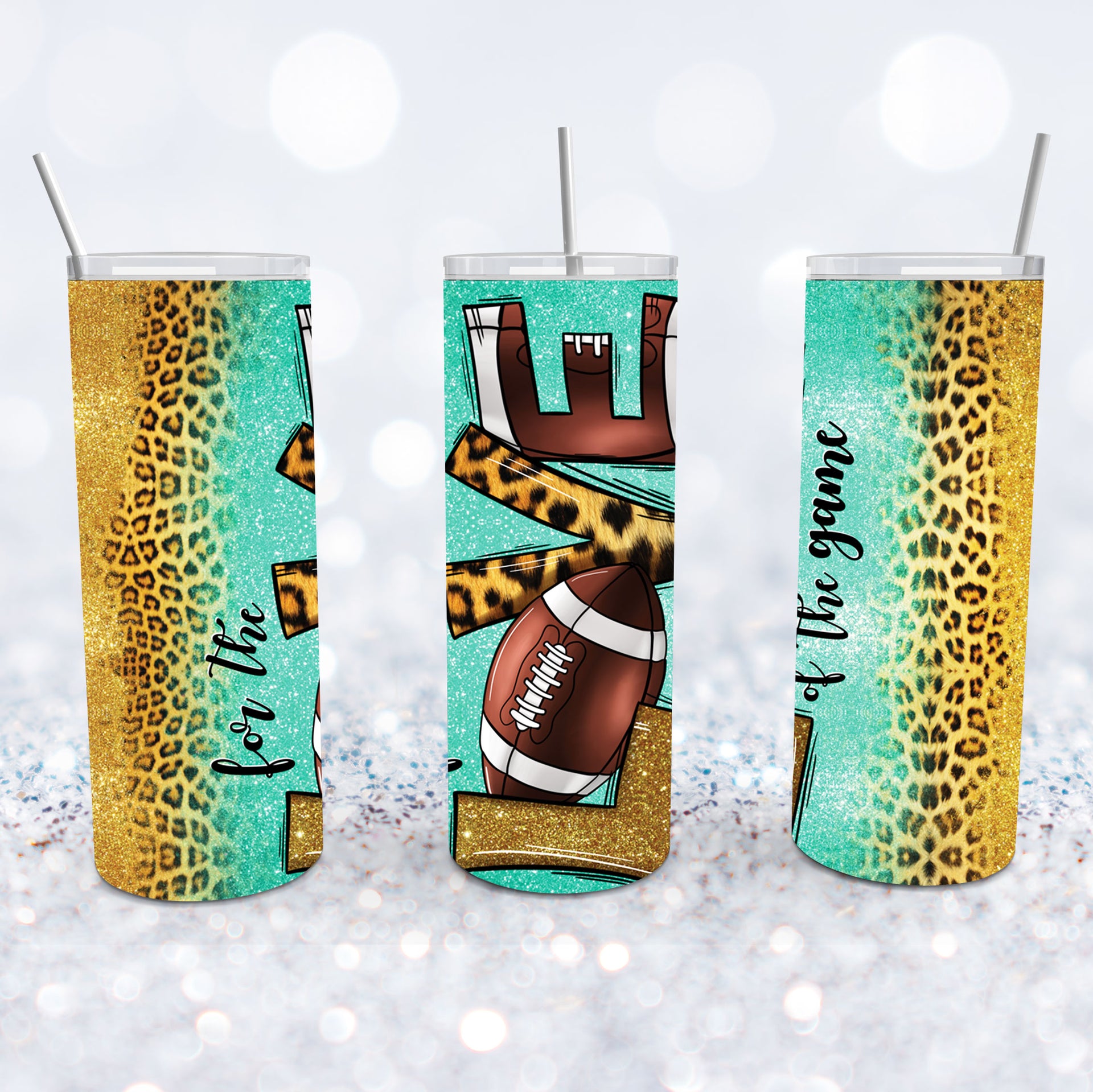 Cheetah Sublimation Tumbler Blanks